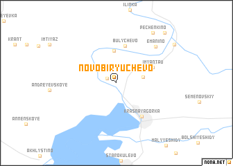 map of Novobiryuchevo