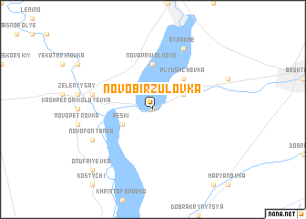 map of Novobirzulovka
