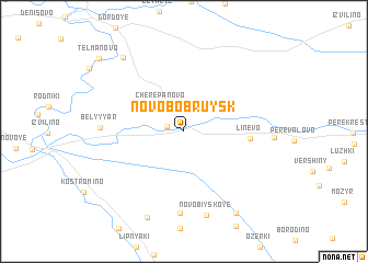 map of Novobobruysk