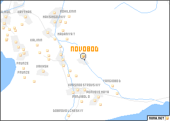 map of Novobod