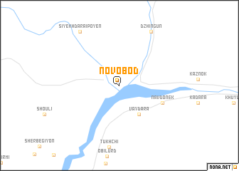 map of Novobod