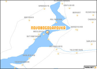 map of Novo-Bogodarovka