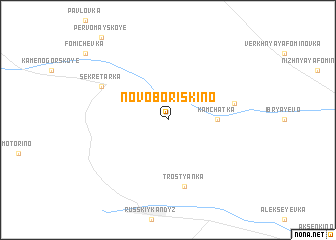 map of Novoboriskino