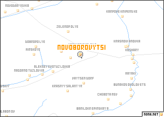 map of Novoborovytsi