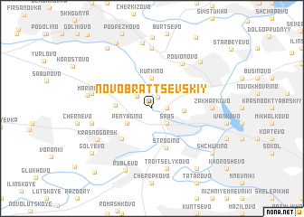 map of Novobrattsevskiy