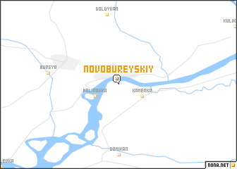 map of Novobureyskiy