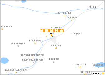 map of Novoburino