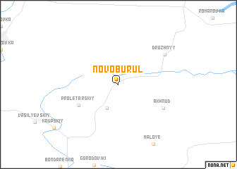 map of Novoburul