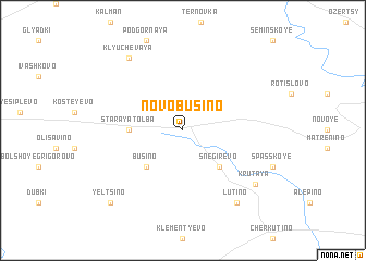 map of Novobusino