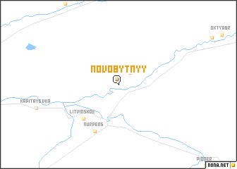 map of Novobytnyy