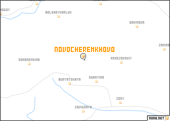 map of Novocheremkhovo