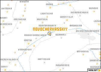map of Novocherkasskiy