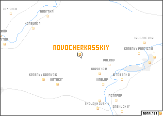 map of Novocherkasskiy