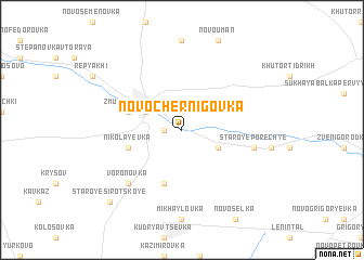 map of Novo-Chernigovka