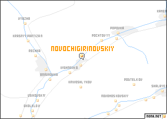 map of Novochigirinovskiy