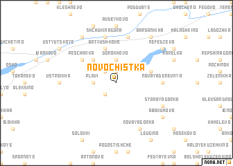 map of Novochistka