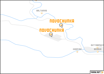 map of Novochunka
