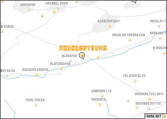 map of Novo-Darʼyevka