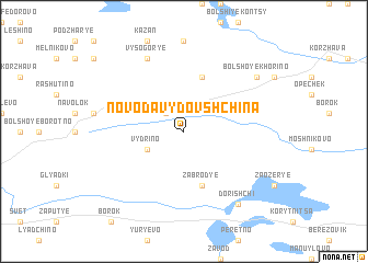 map of Novo-Davydovshchina