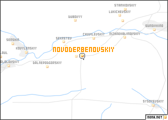 map of Novoderbenovskiy