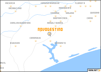 map of Novo Destino