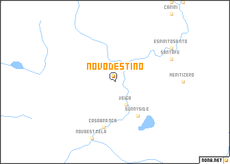map of Novo Destino