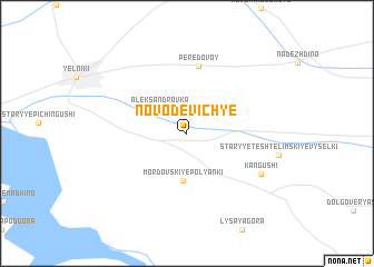 map of Novodevich\