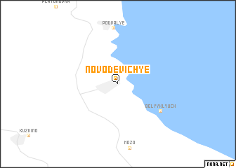 map of Novodevich\