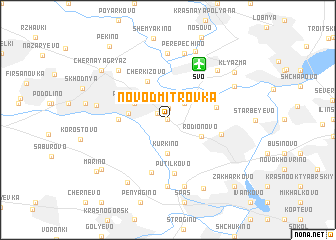 map of Novo-Dmitrovka