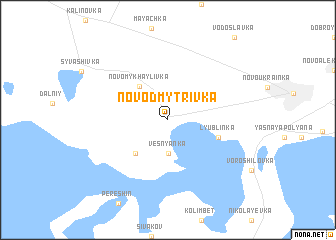 map of Novodmytrivka
