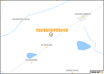 map of Novodneprovka