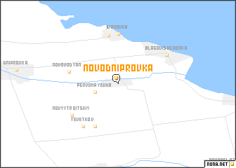 map of Novodniprovka