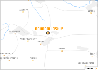 map of Novodolīnskīy