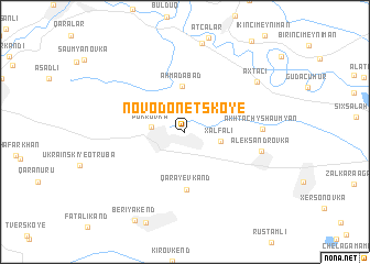 map of Novodonetskoye