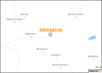 map of Novodonka