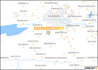 map of Novodorozhnyy