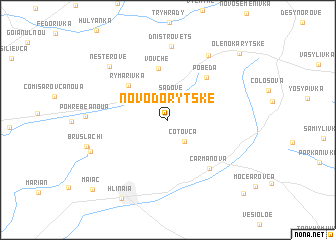 map of (( Novodoryts\