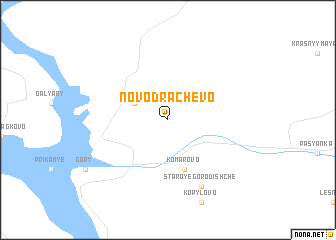 map of Novodrachevo