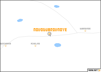 map of Novodubrovnoye