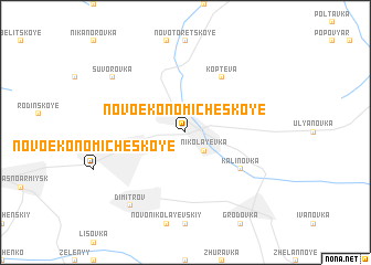 map of Novoekonomicheskoye