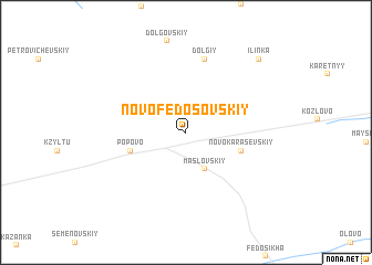 map of Novofedosovskiy