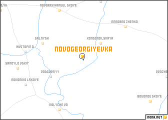 map of Novogeorgiyevka