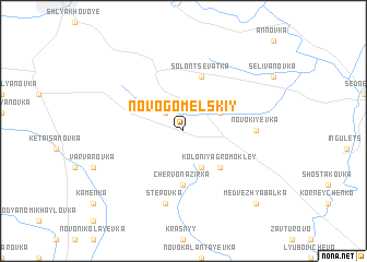 map of Novo-Gomelʼskiy