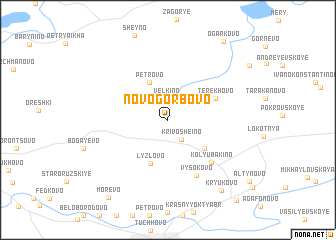 map of Novogorbovo