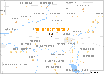 map of Novogoritovskiy