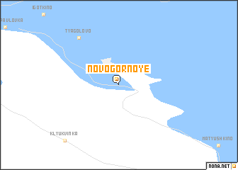 map of Novogornoye