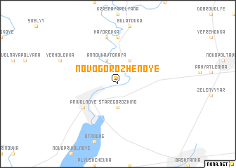 map of Novogorozhenoye