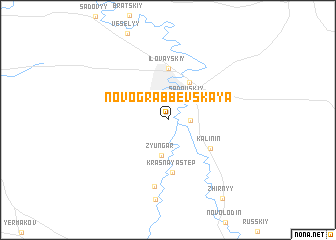 map of Novo-Grabbevskaya