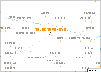map of Novografskoye