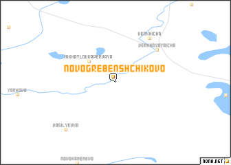 map of Novogrebenshchikovo